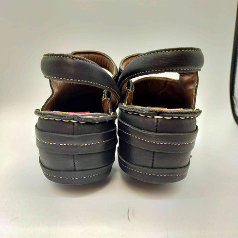HINA DAY GREEN  Leather Sabots レザー サボ サンダル レディース JPN:M